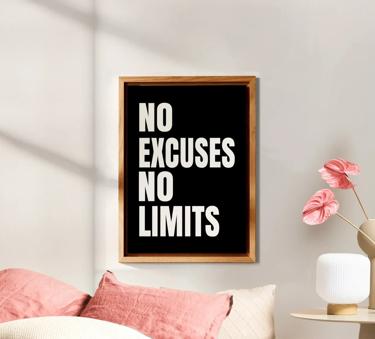 No excuses no limits alluminio dibond da happieeagle