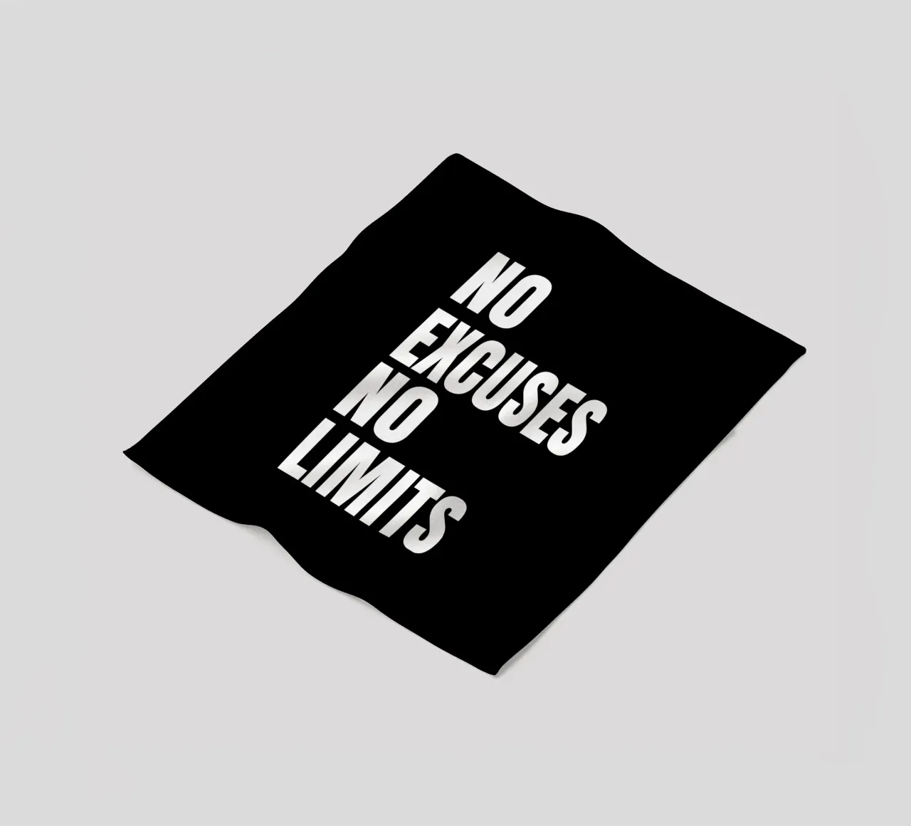No excuses no limits coperta in pile da happieeagle