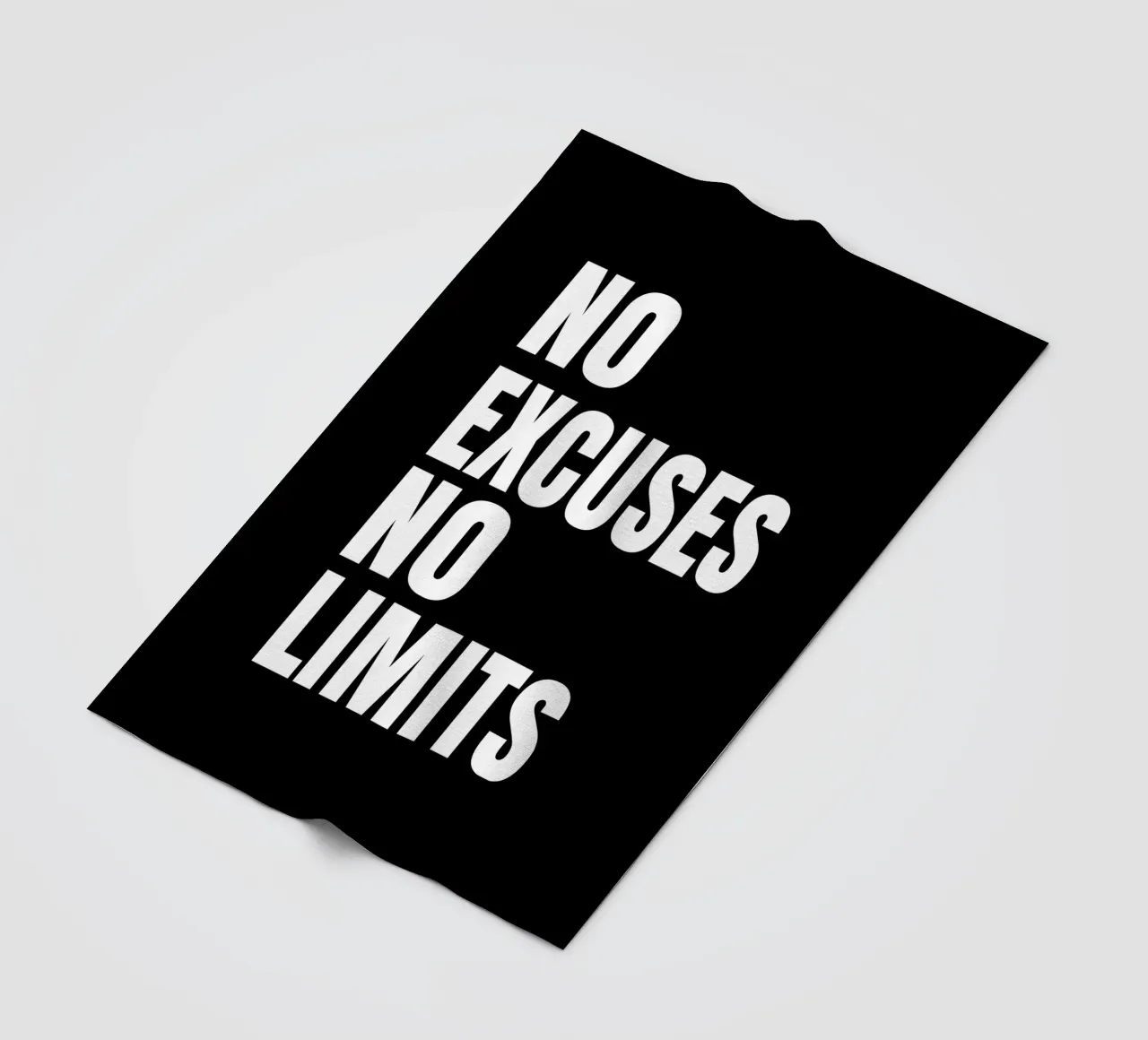 No excuses no limits coperta in pile da happieeagle