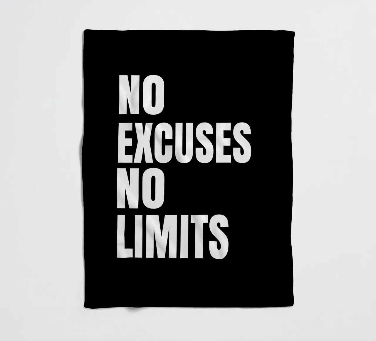 No excuses no limits coperta in pile da happieeagle