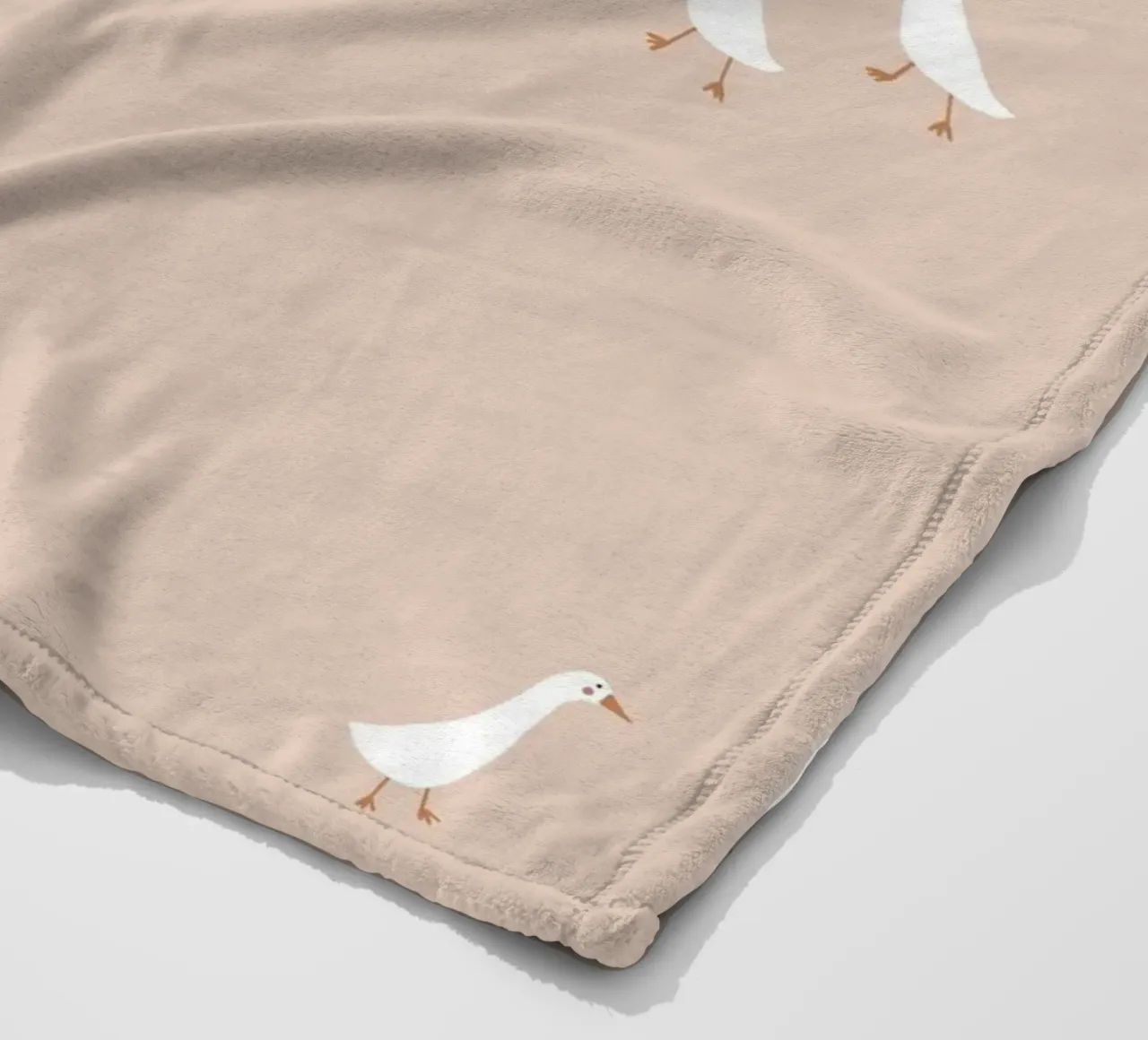 Geese rose coperta in pile da AleksandraAnna