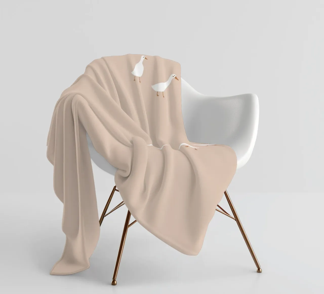 Geese rose coperta in pile da AleksandraAnna