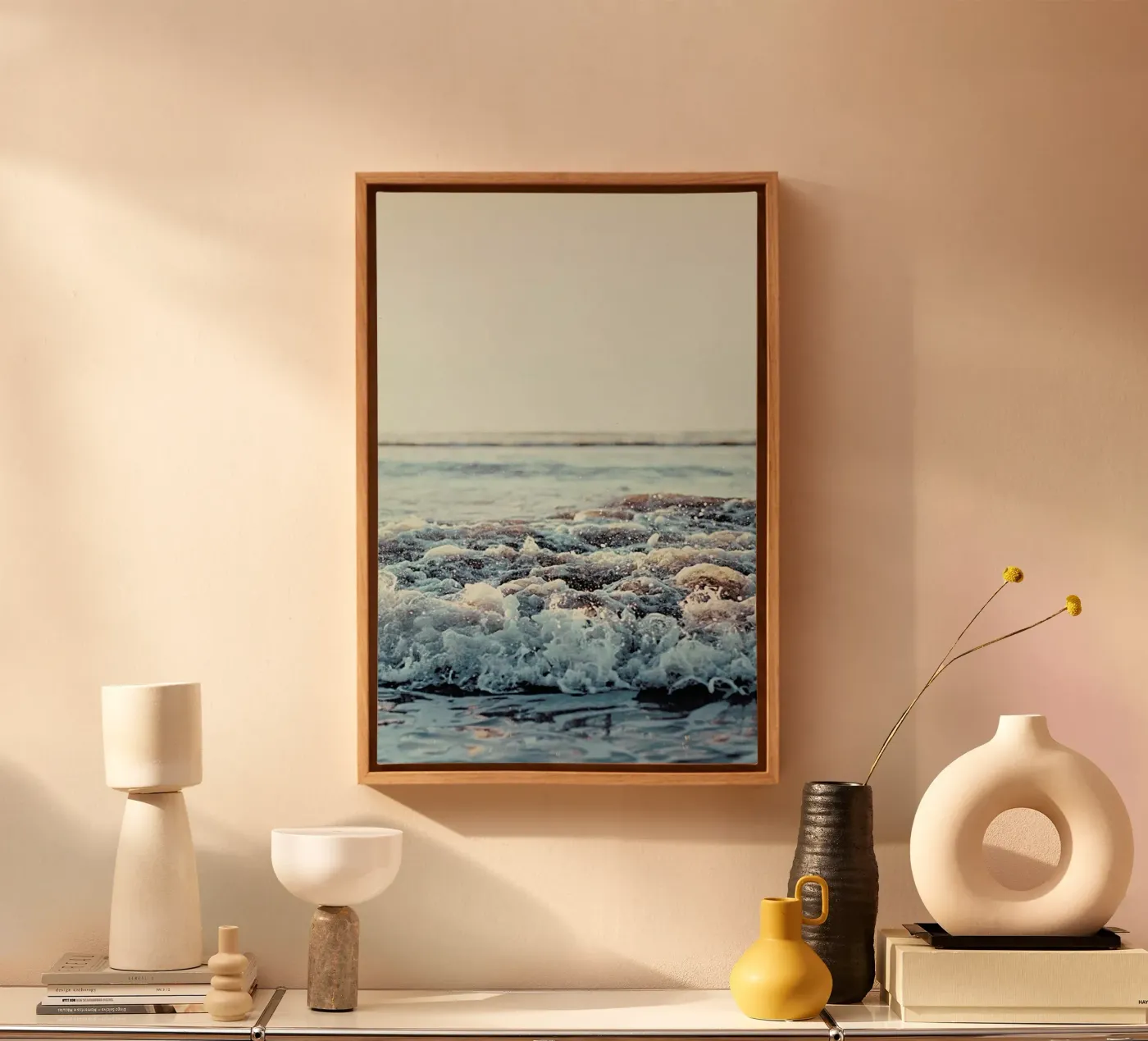 Pacific Ocean canvas by Leah Flores