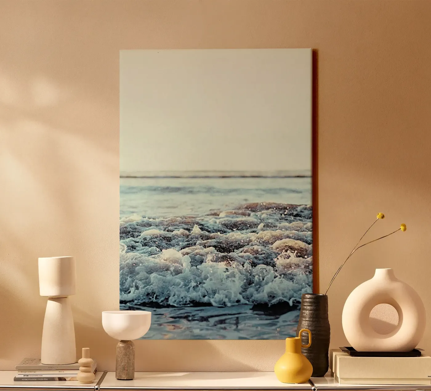 Pacific Ocean canvas by Leah Flores