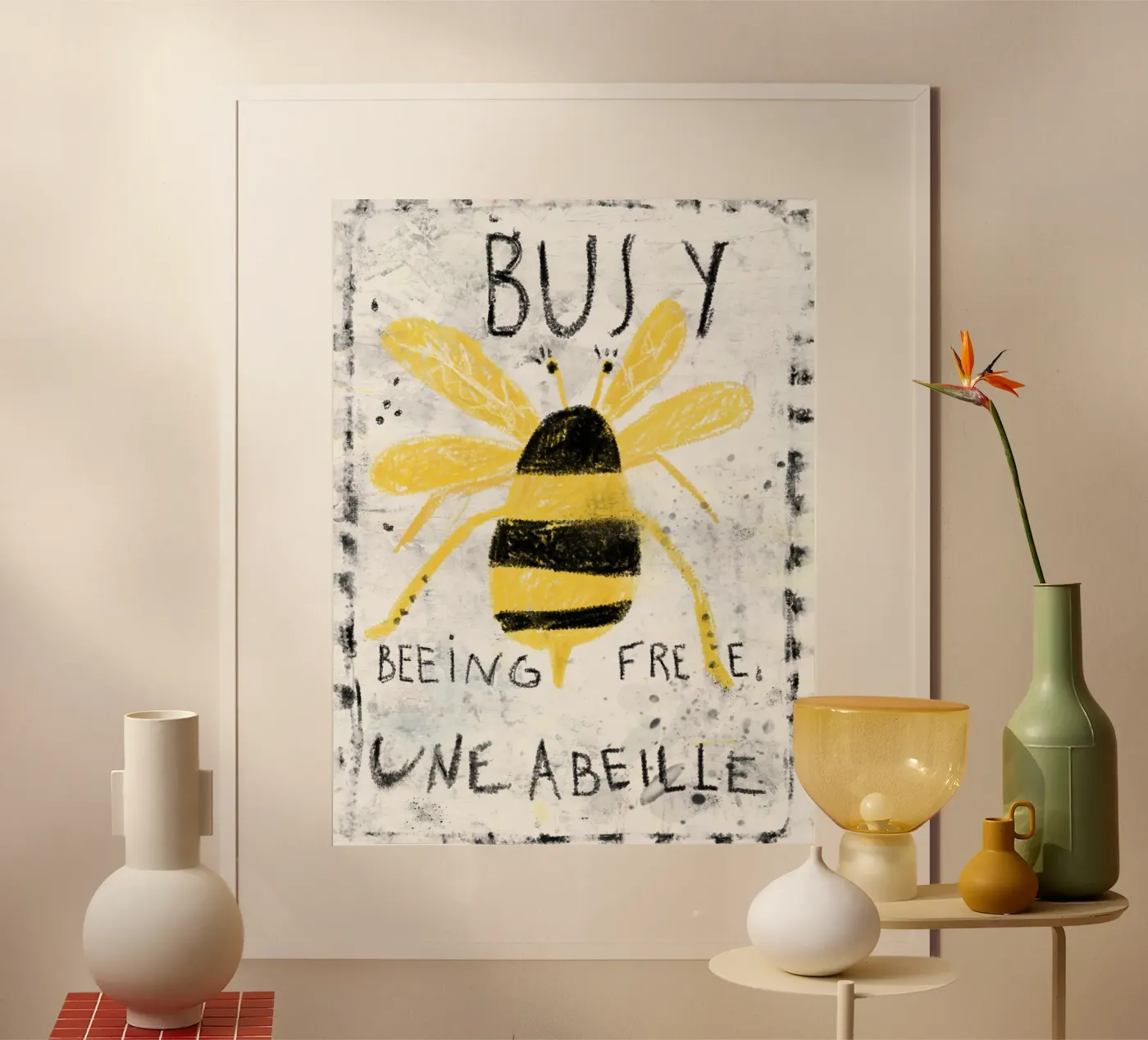 busy bumblebee poster van annick