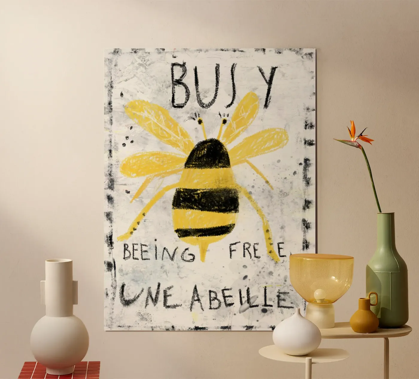busy bumblebee poster van annick