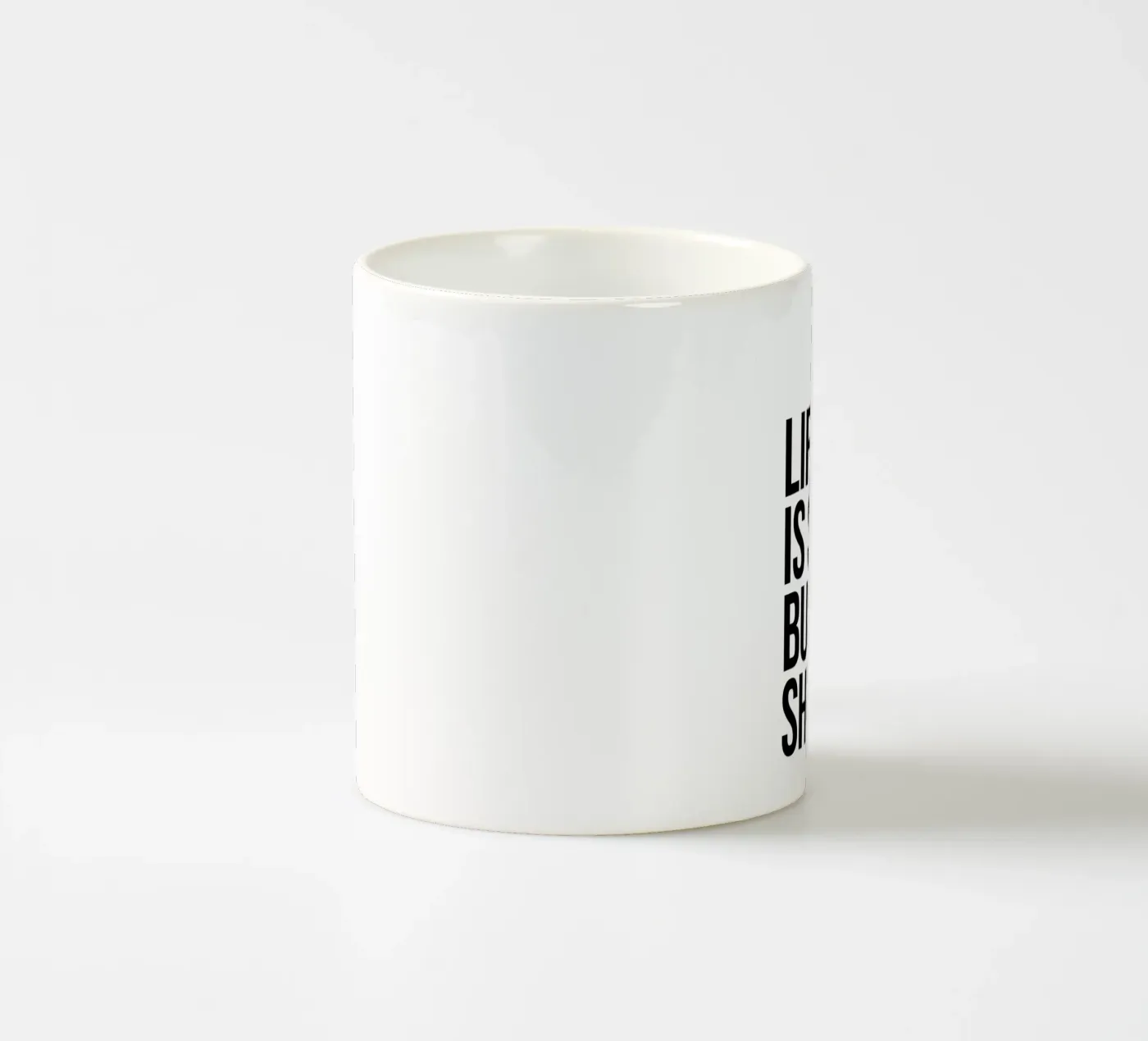 La vita è breve, comprate le scarpe tazza in ceramica da Paigaam Studio