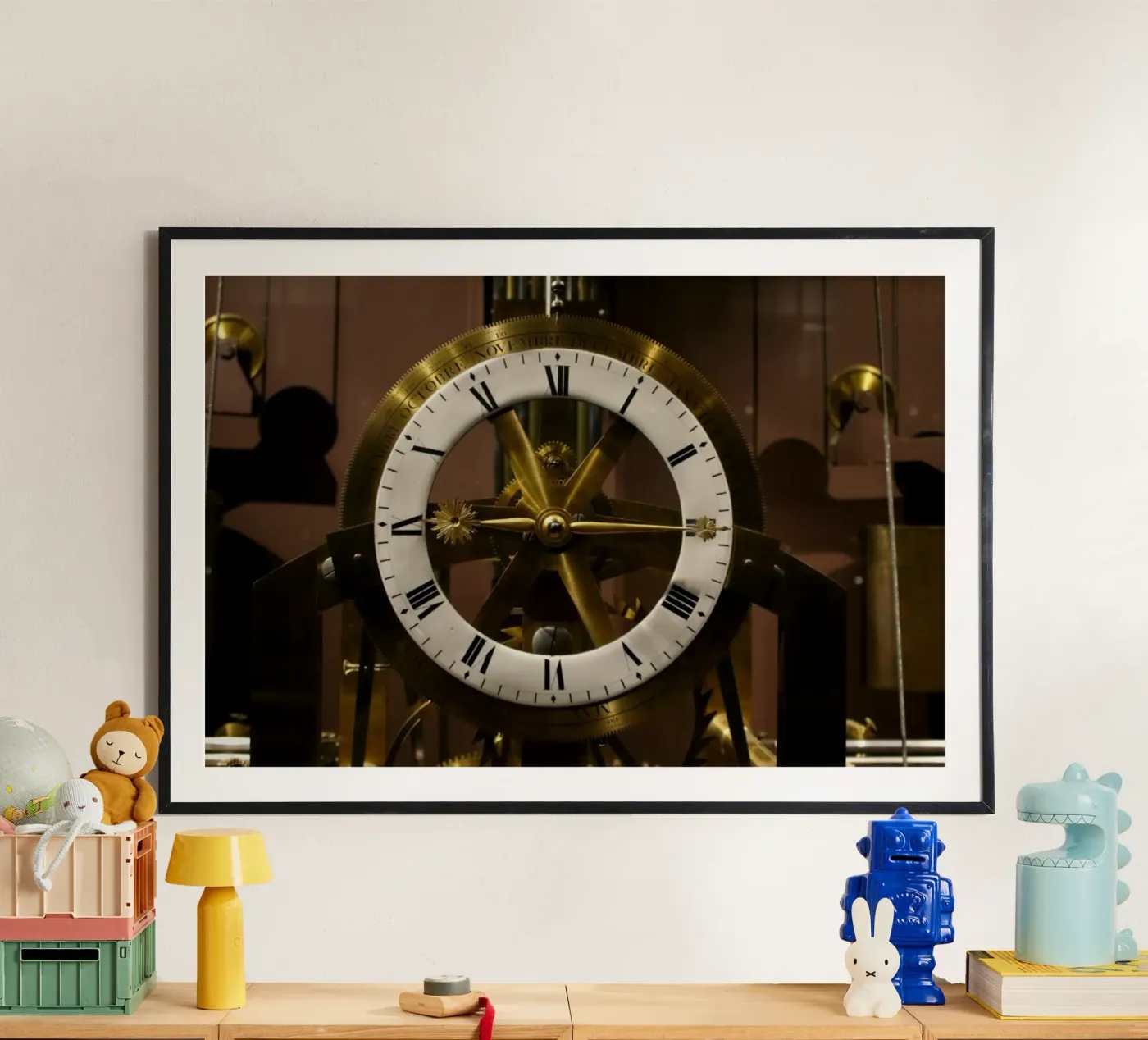 Klok poster van Lise Ruault