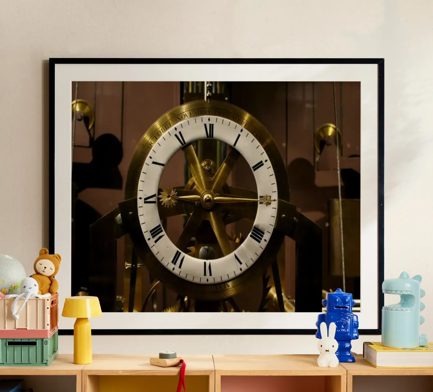 Klok poster van Lise Ruault