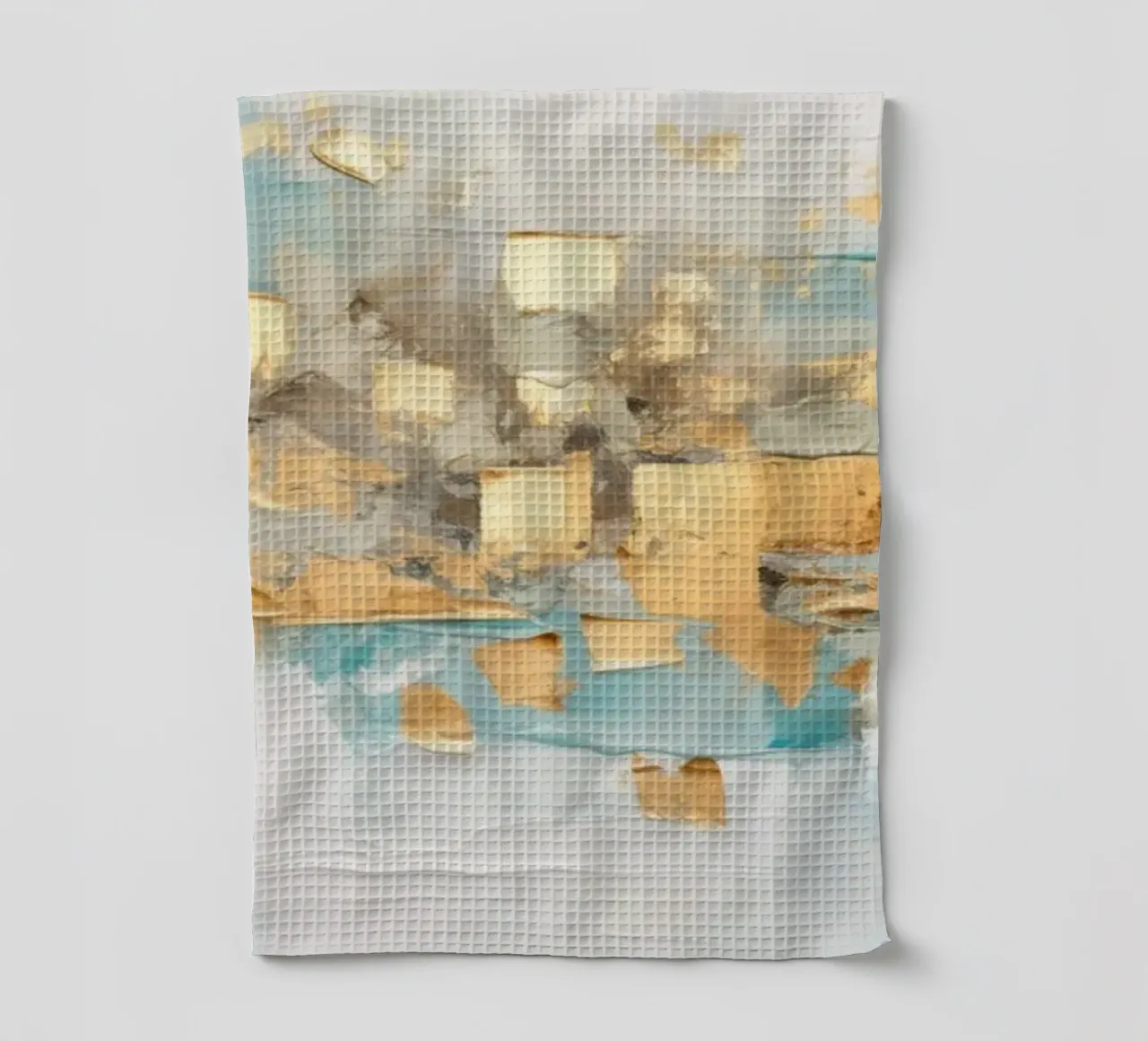 ABSTRAKTE KUNST Goldexplosion canovaccio da cucina da Melanie Viola