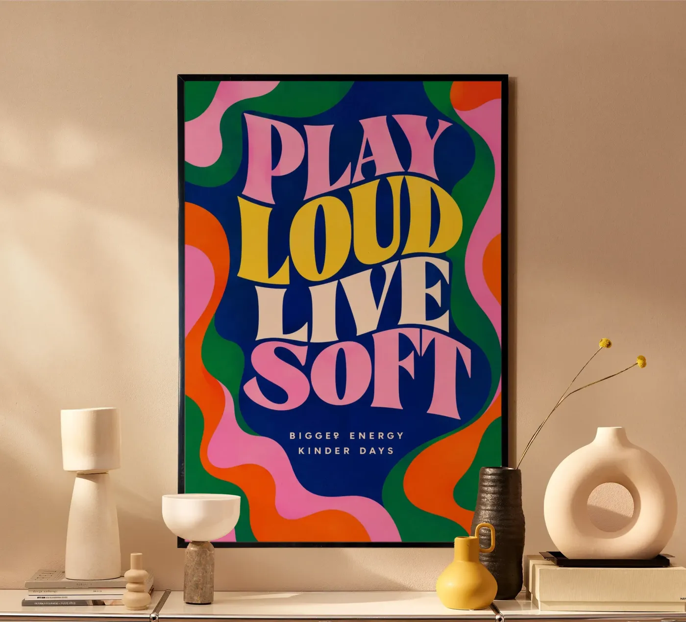 play loud poster by Statements