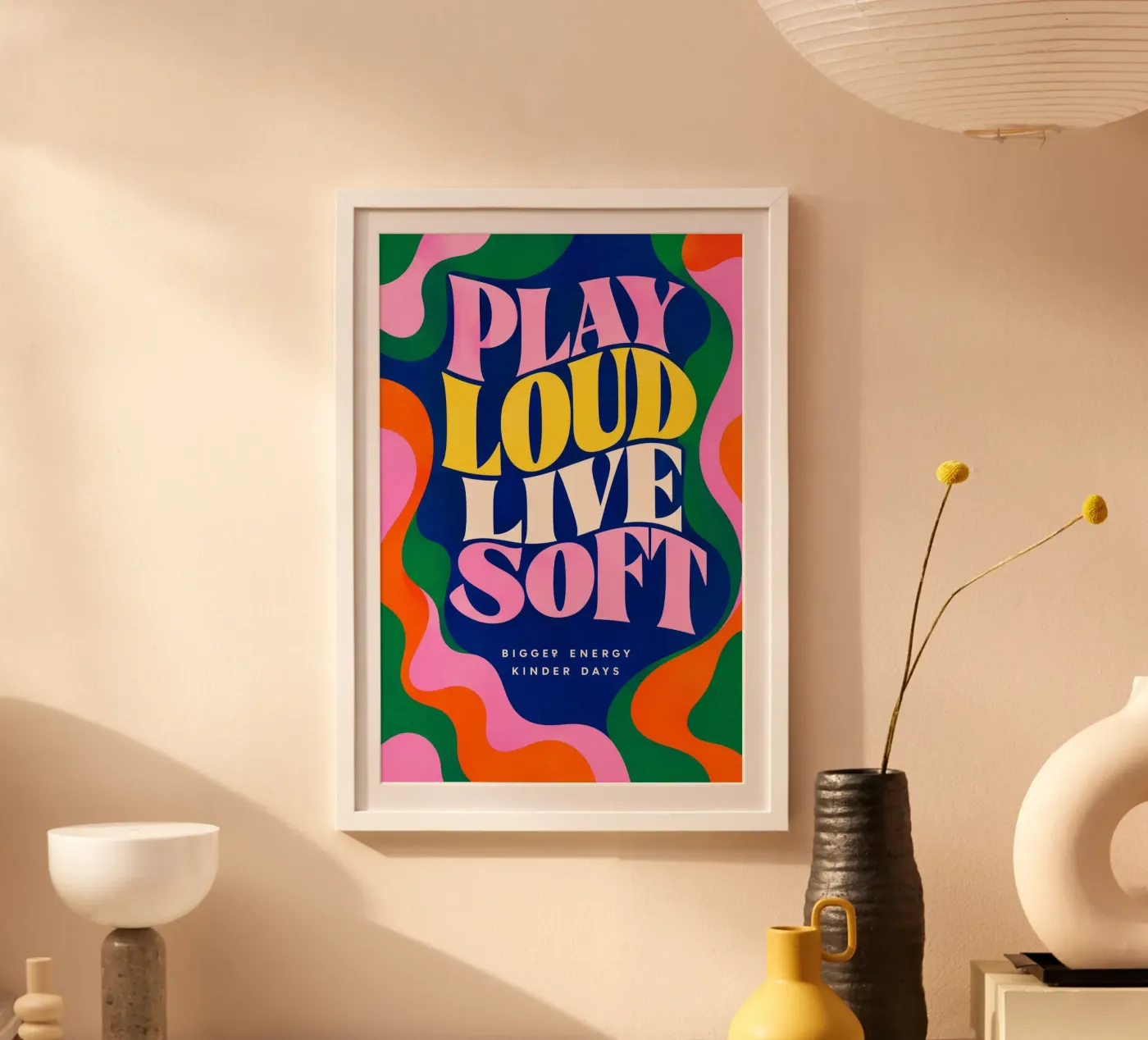 play loud poster by Statements