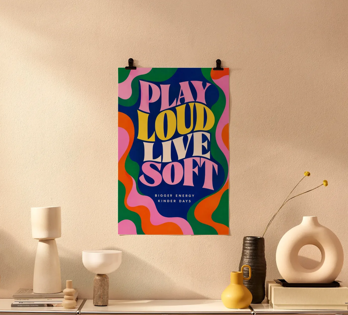 play loud poster by Statements