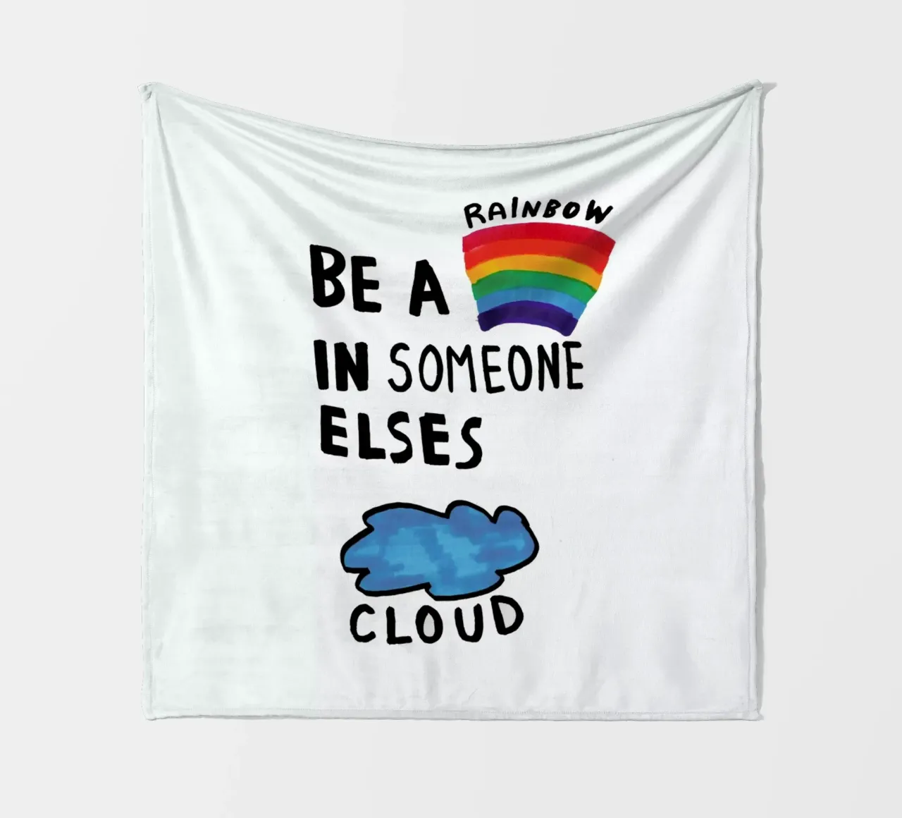 Be A Rainbow Fleecedecke von Vasare Nar