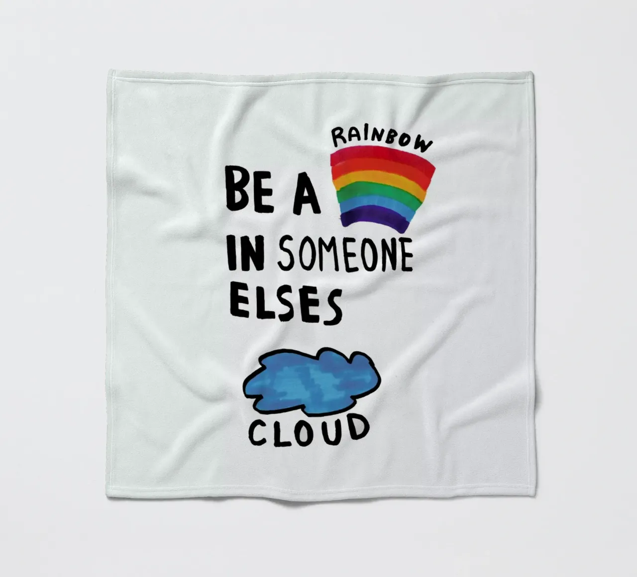 Be A Rainbow Fleecedecke von Vasare Nar