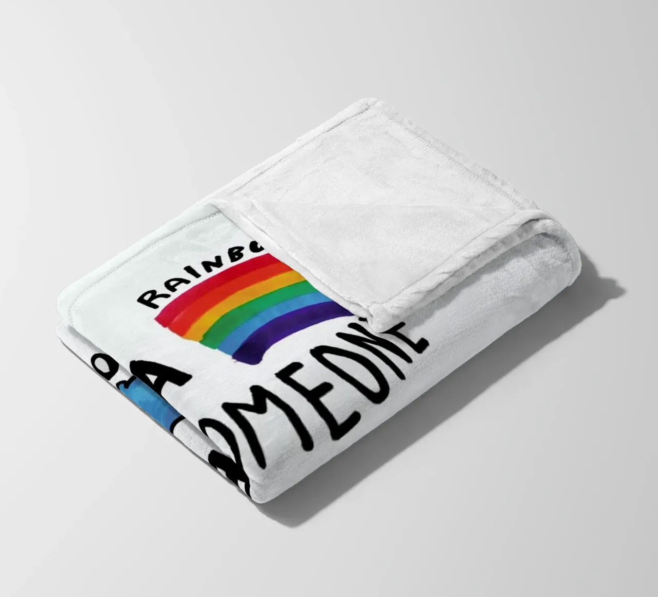 Be A Rainbow Fleecedecke von Vasare Nar