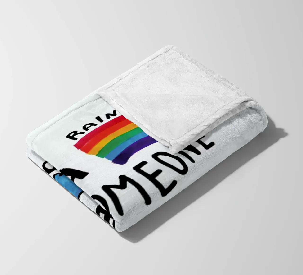 Be A Rainbow Fleecedecke von Vasare Nar