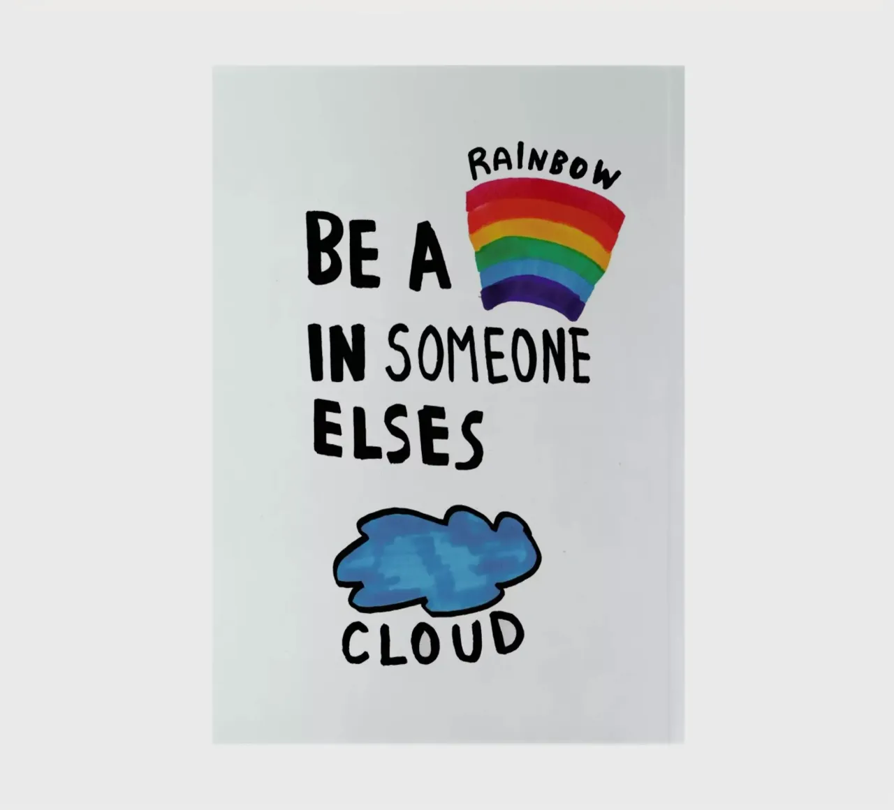 Be A Rainbow notebook by Vasare Nar