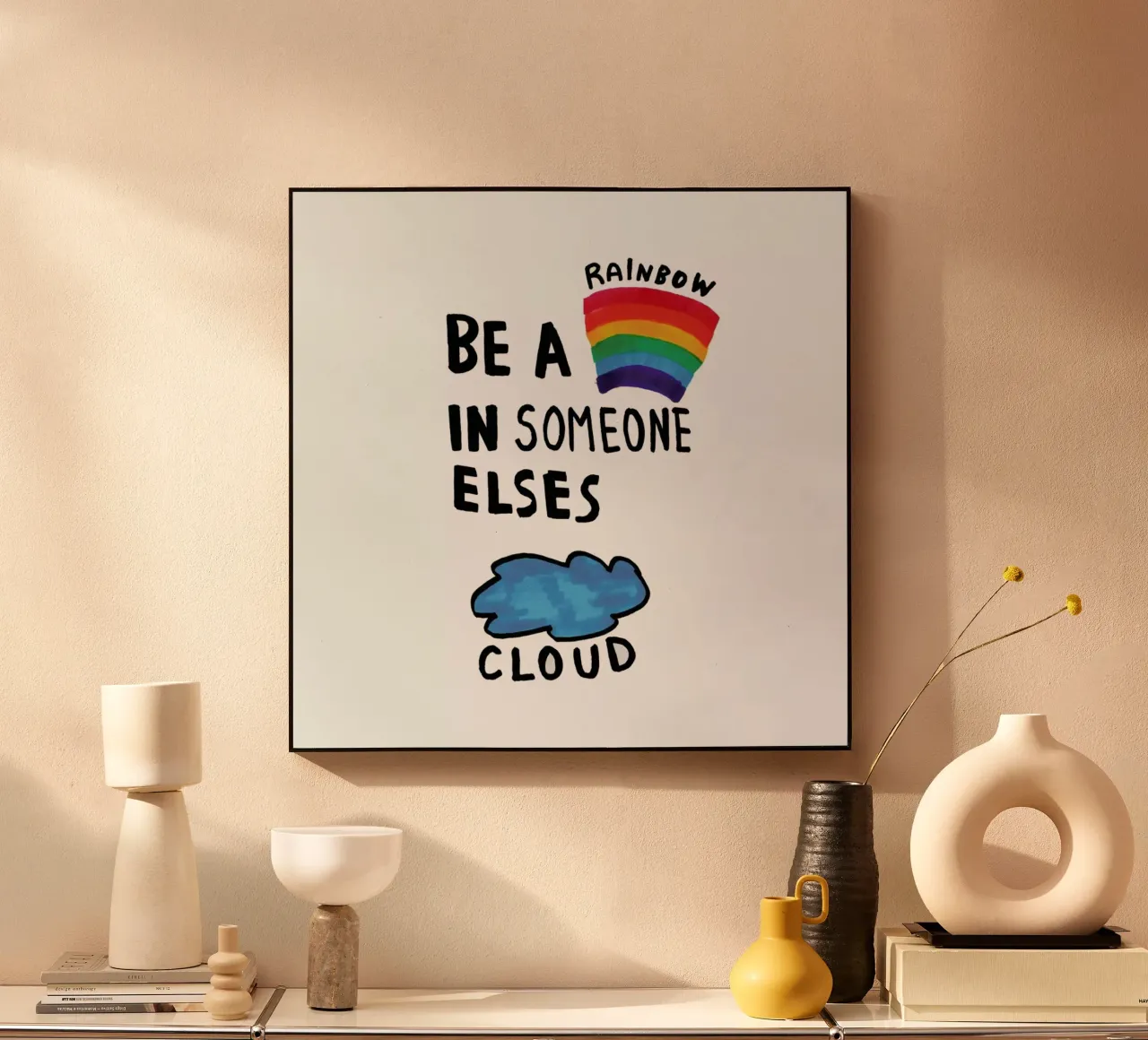 Be A Rainbow plexiglass da Vasare Nar