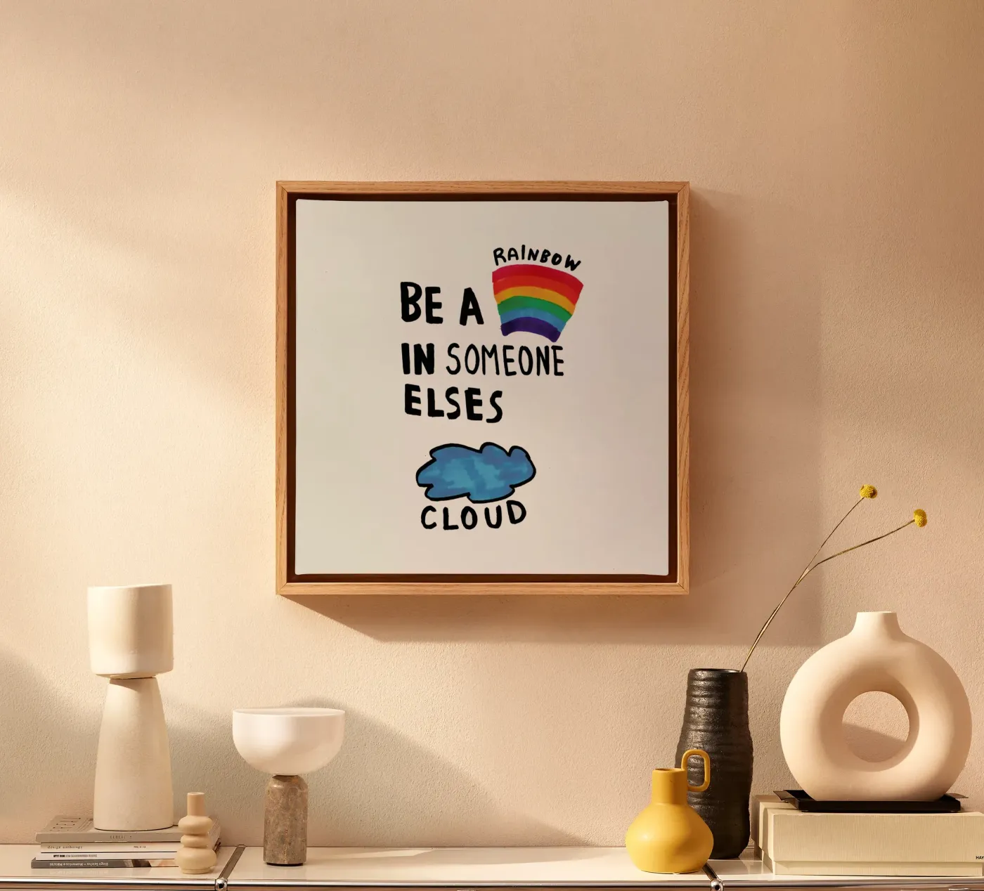 Be A Rainbow tela da Vasare Nar