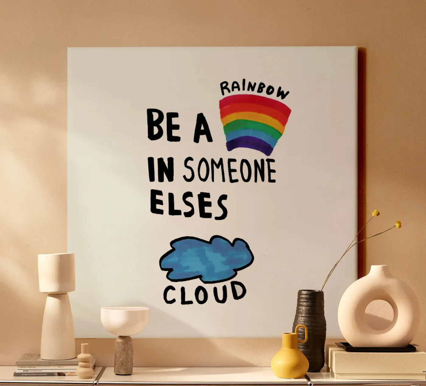 Be A Rainbow tela da Vasare Nar