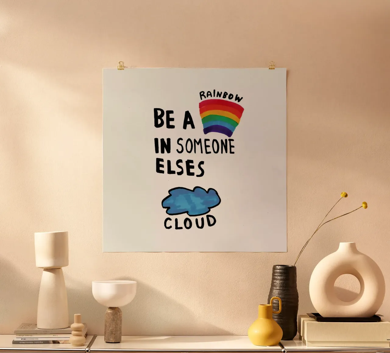 Be A Rainbow poster da Vasare Nar