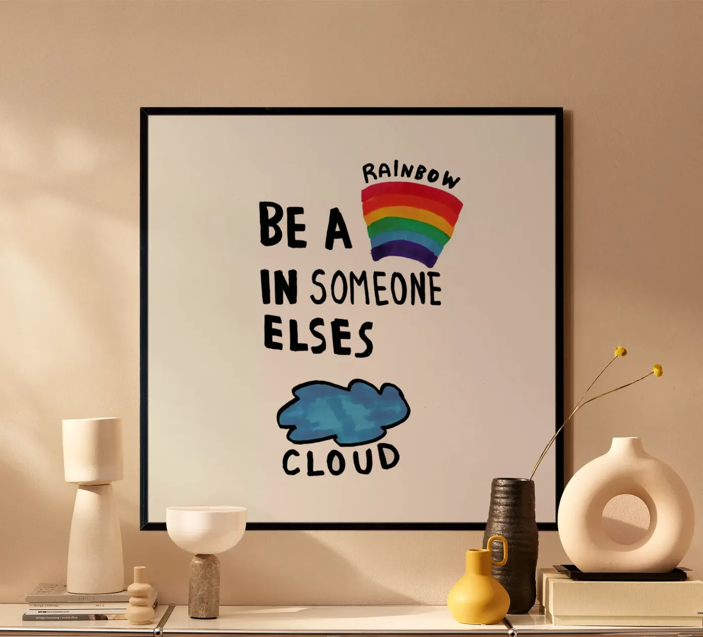 Be A Rainbow poster van Vasare Nar