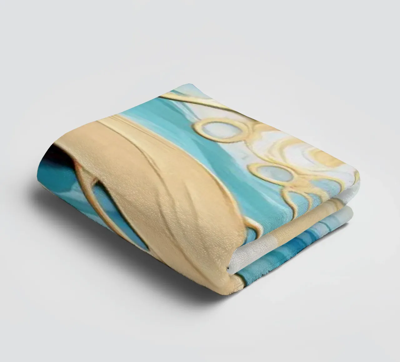 ABSTRACT ART Liquido dorato asciugamano da bagno da Melanie Viola