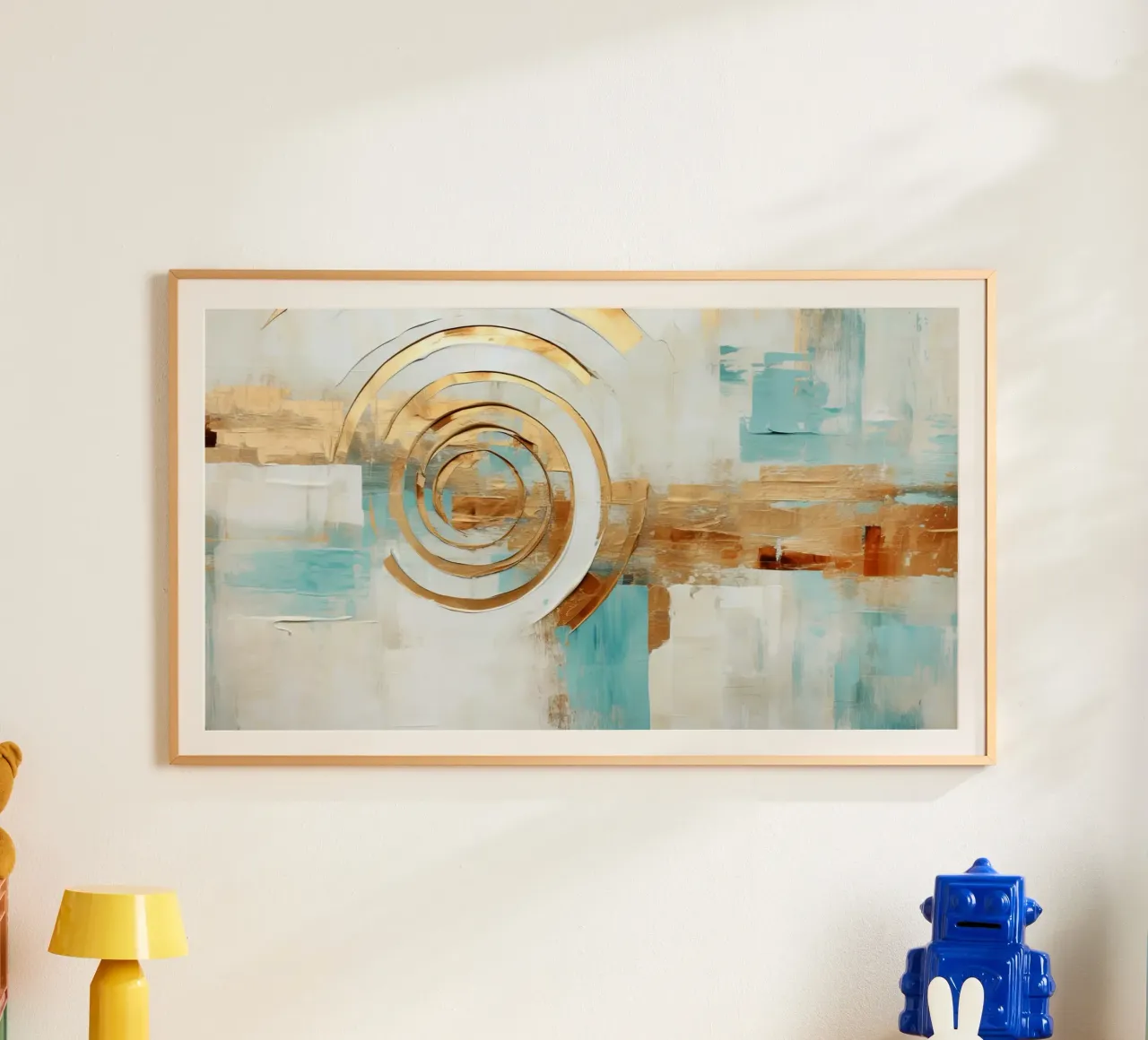ABSTRAKTE KUNST Surrealer Horizont Hahnemühle von Melanie Viola