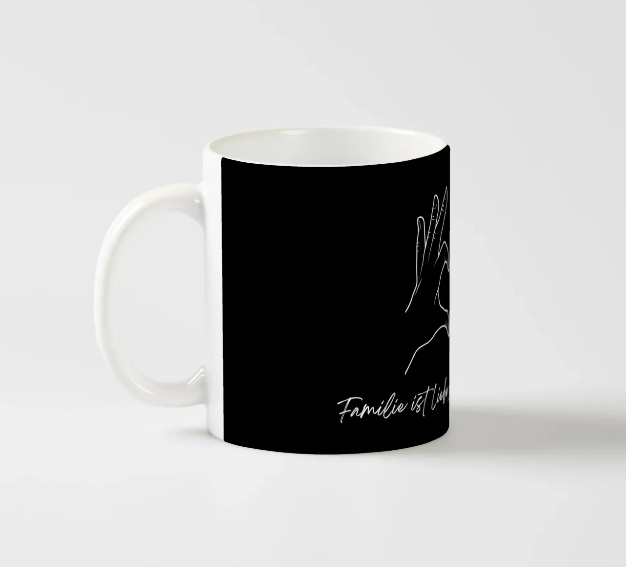 Familie ist Liebe tazza in ceramica da Ohkimiko