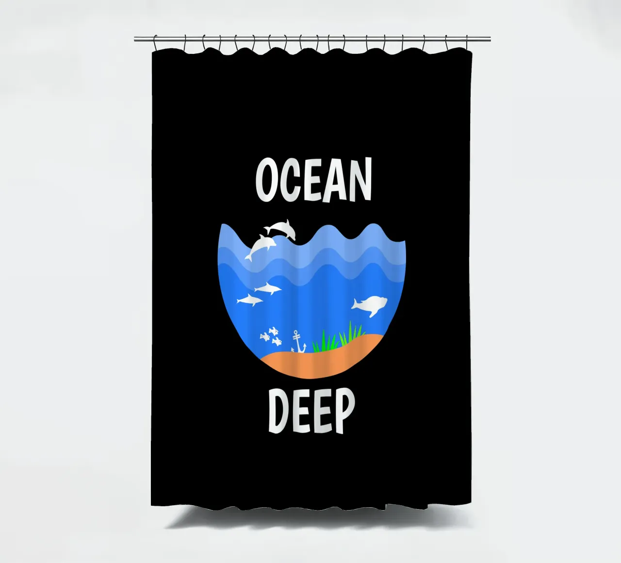 Ocean deep tenda da doccia da happieeagle