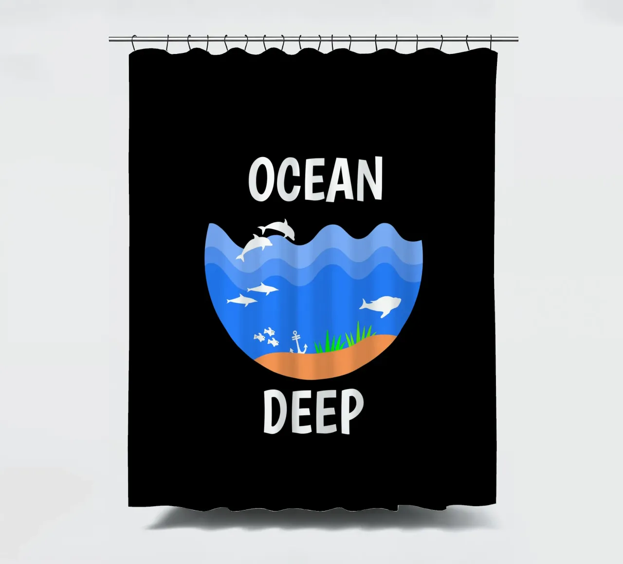 Ocean deep tenda da doccia da happieeagle