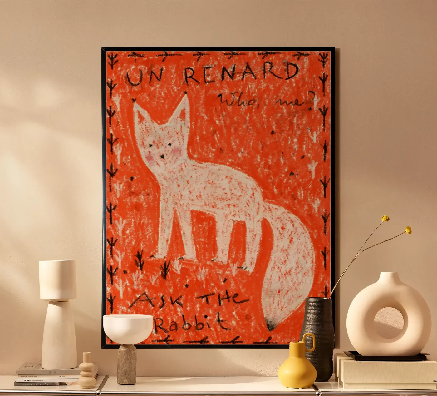 Cheeky Fox poster by annick