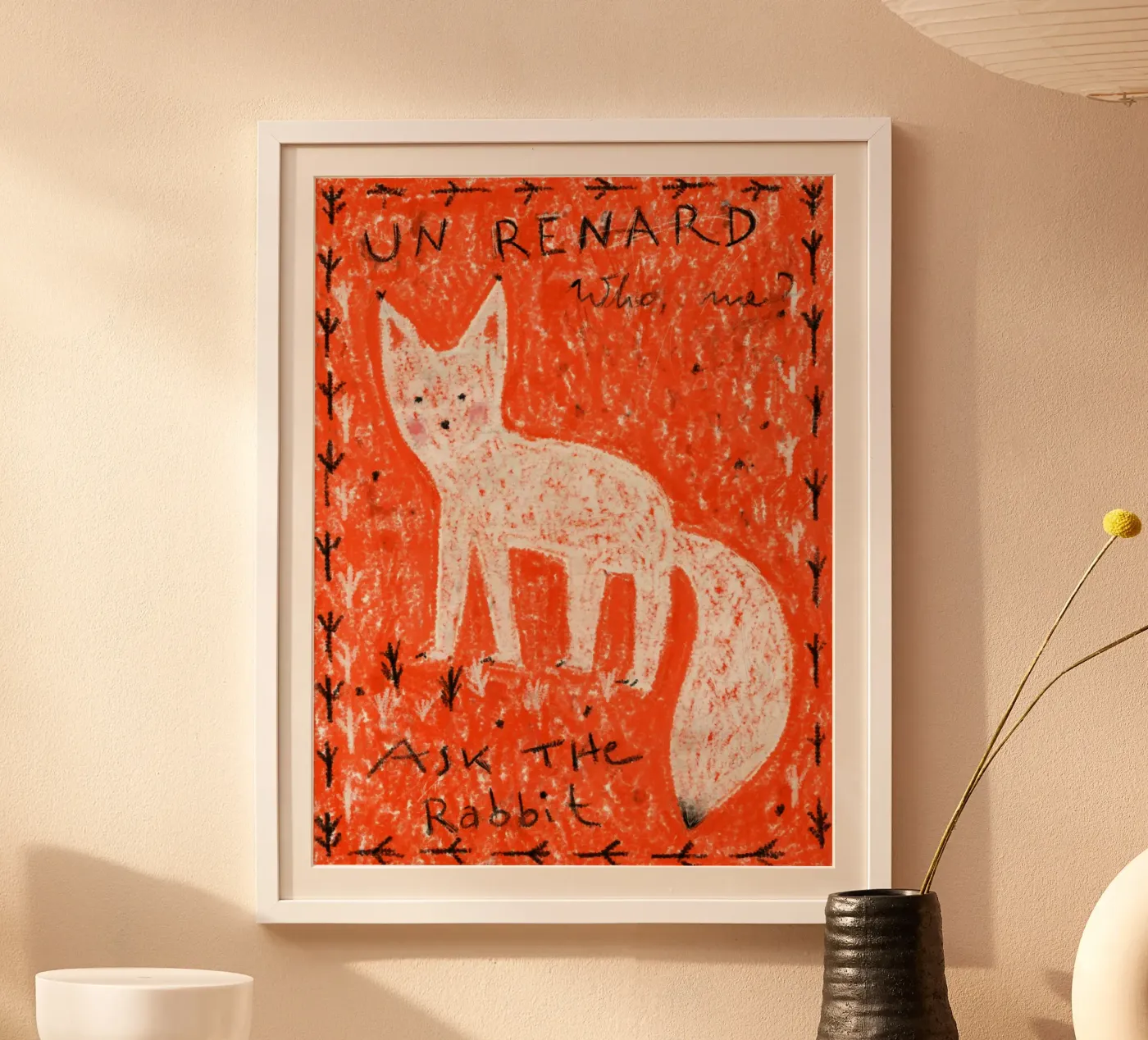 Cheeky Fox poster by annick