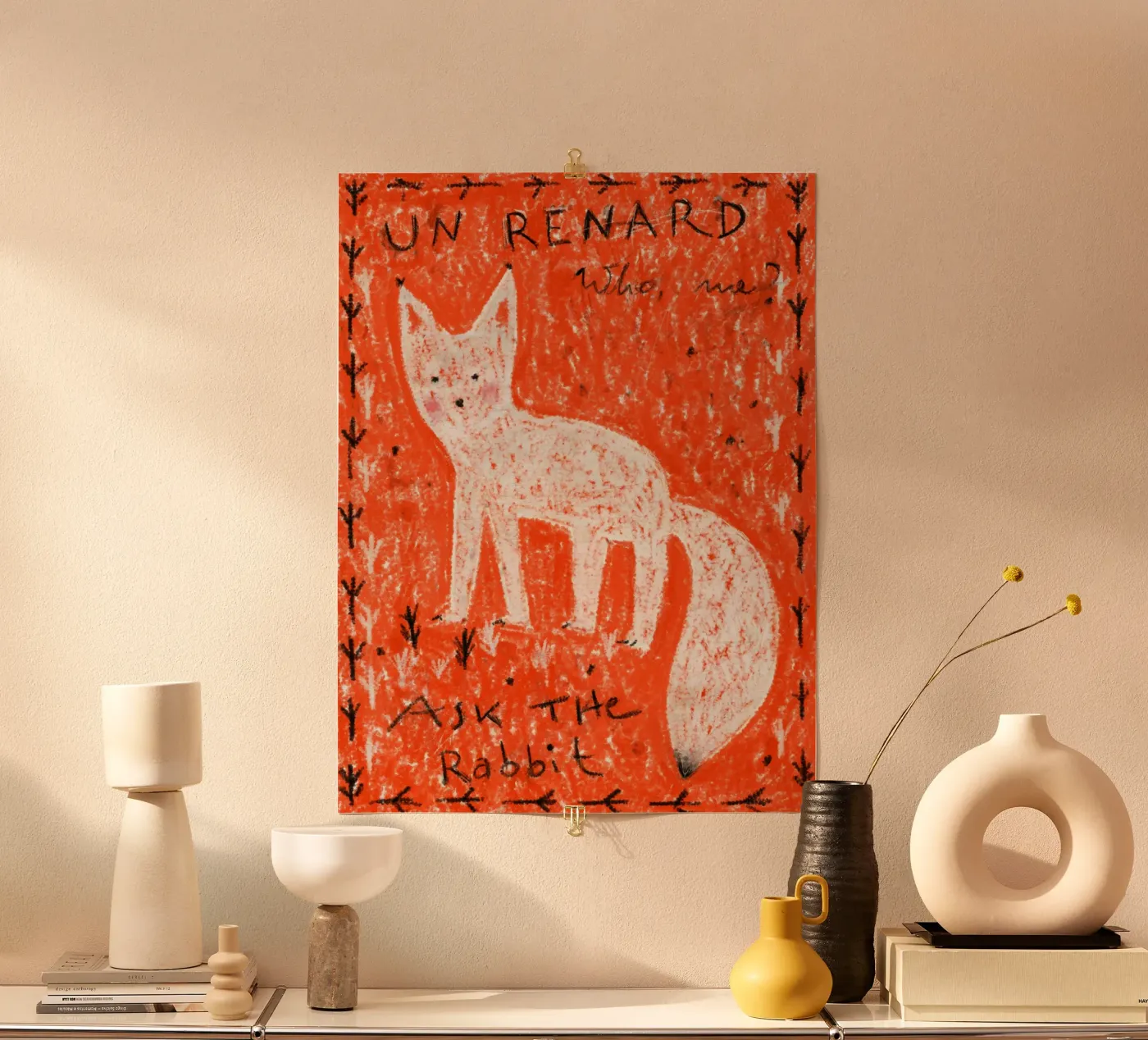 Cheeky Fox poster by annick
