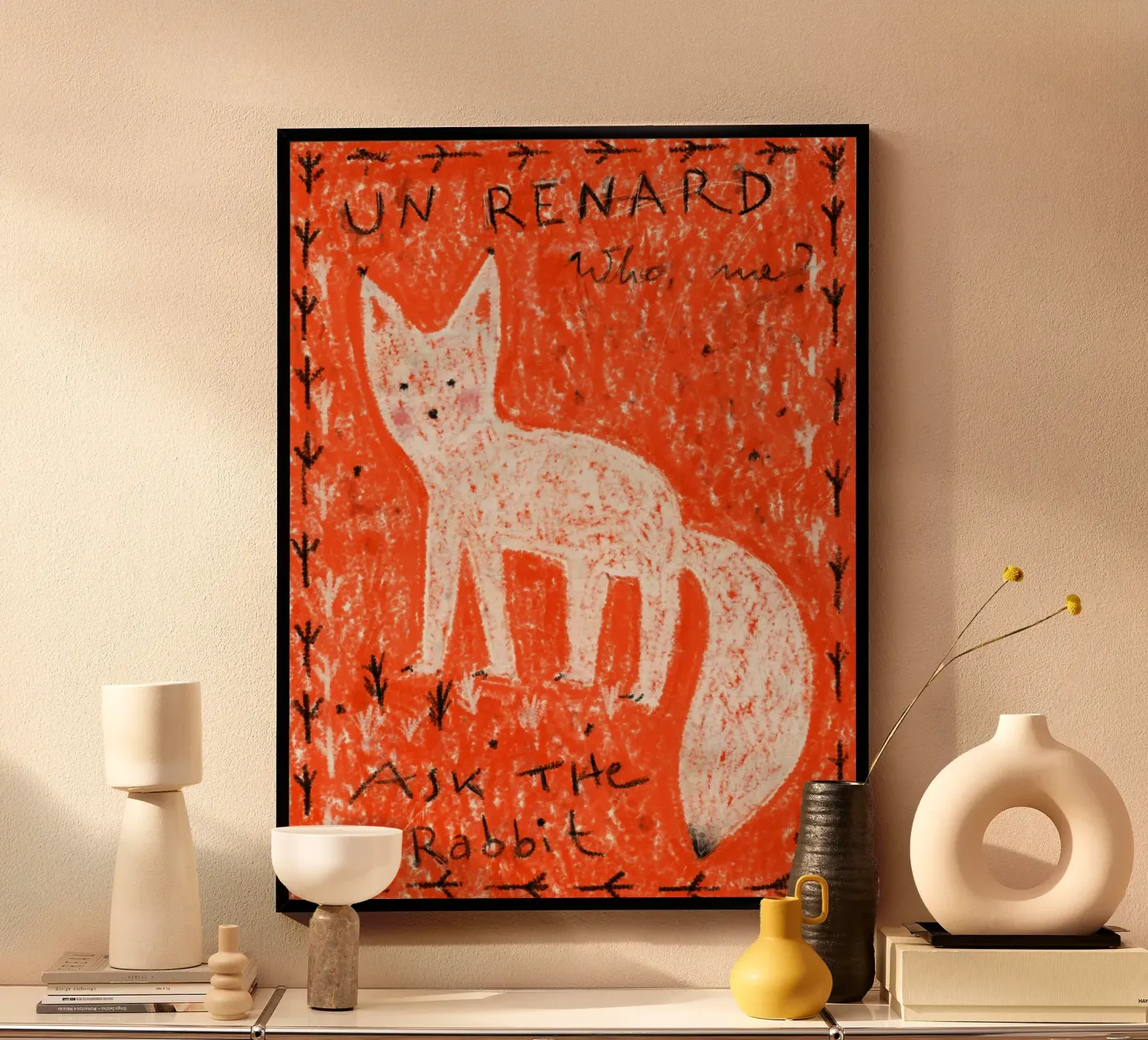 Cheeky Fox poster by annick