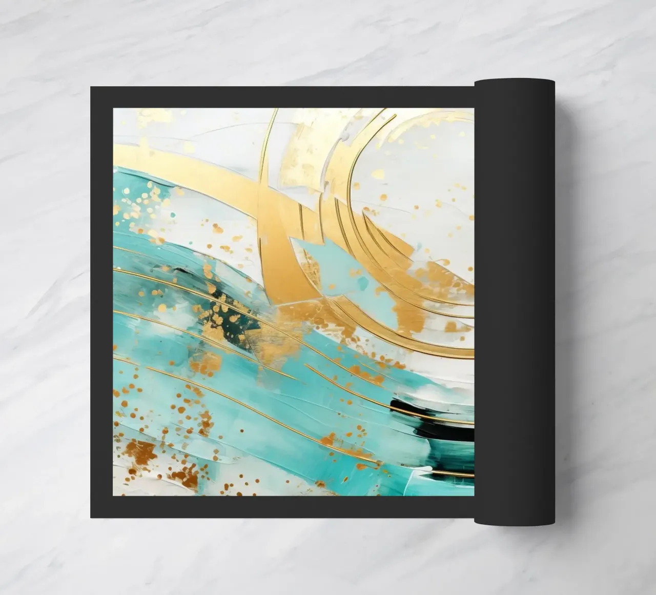 ABSTRACT ART Onda perfetta zerbino da Melanie Viola