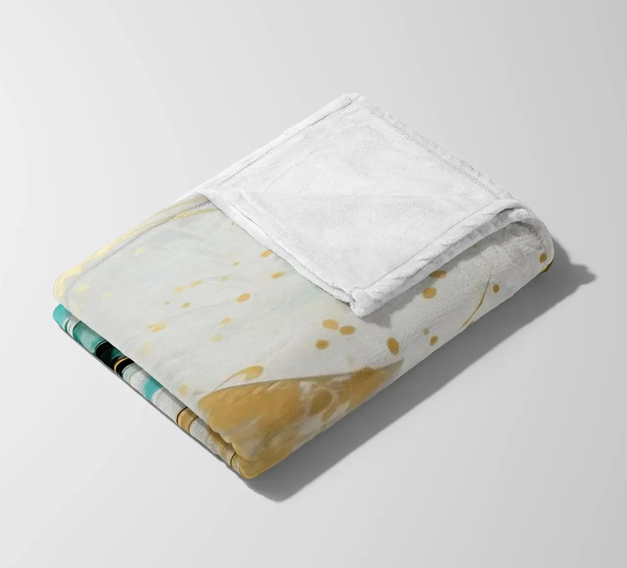 ABSTRACT ART Onda perfetta coperta in pile da Melanie Viola