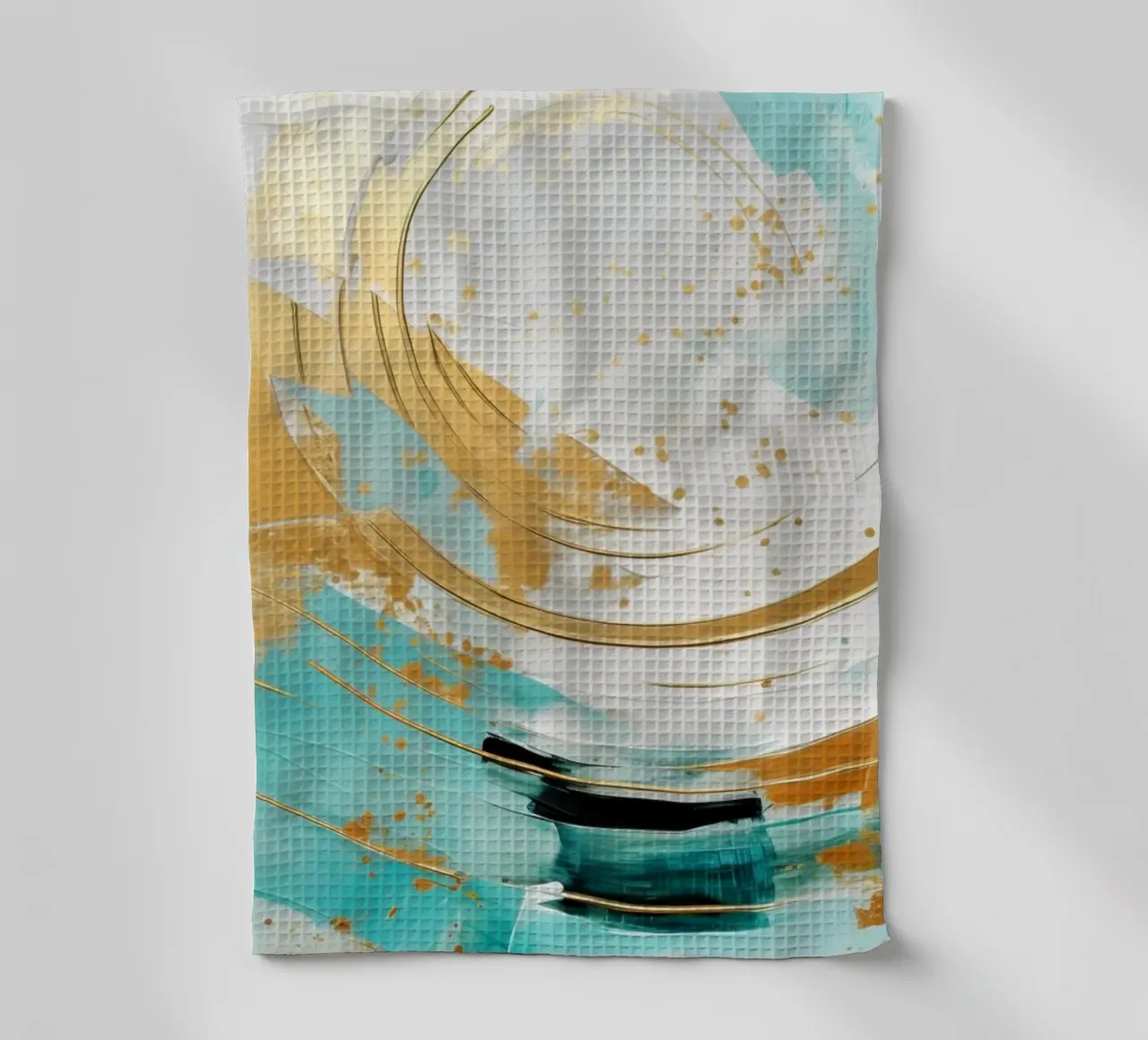 ABSTRACT ART Onda perfetta canovaccio da cucina da Melanie Viola