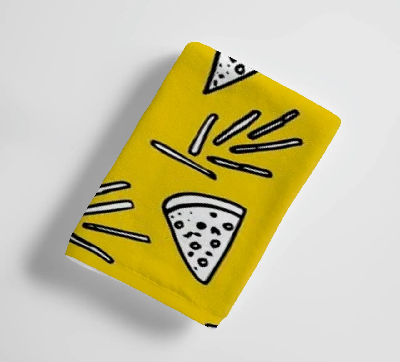 Burgers Pizza Fries And Cheese asciugamano da bagno da Vasare Nar