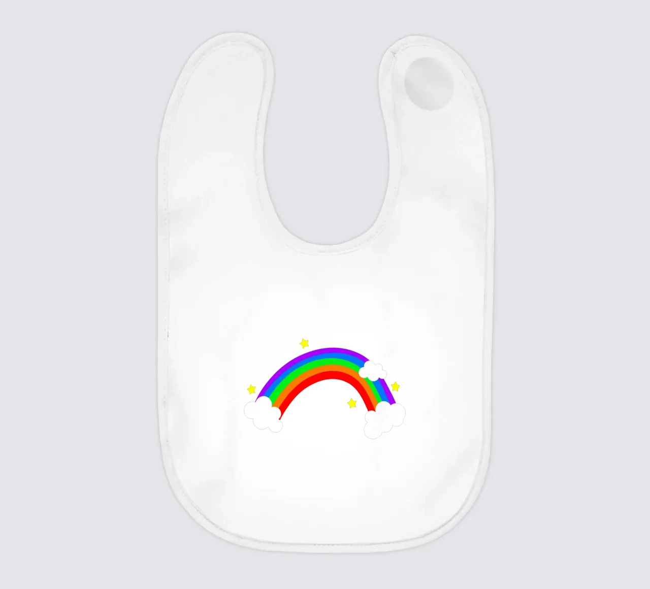 Rainbow with clouds and stars bavaglino da happieeagle
