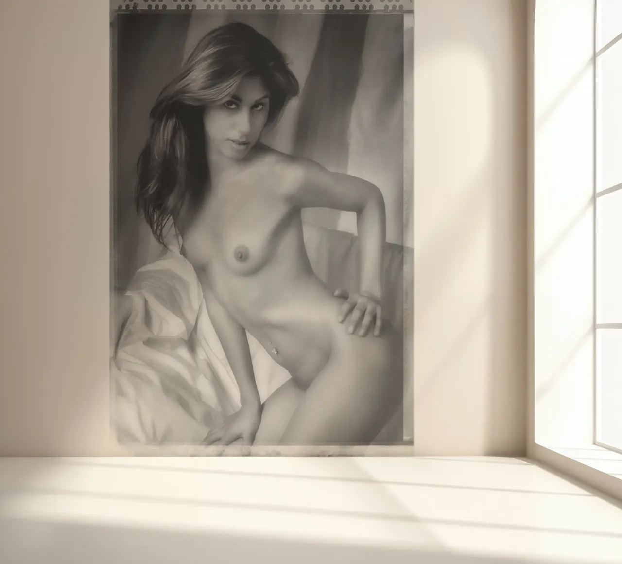 Sahara Mono Fototapete von Dave Hare Photography