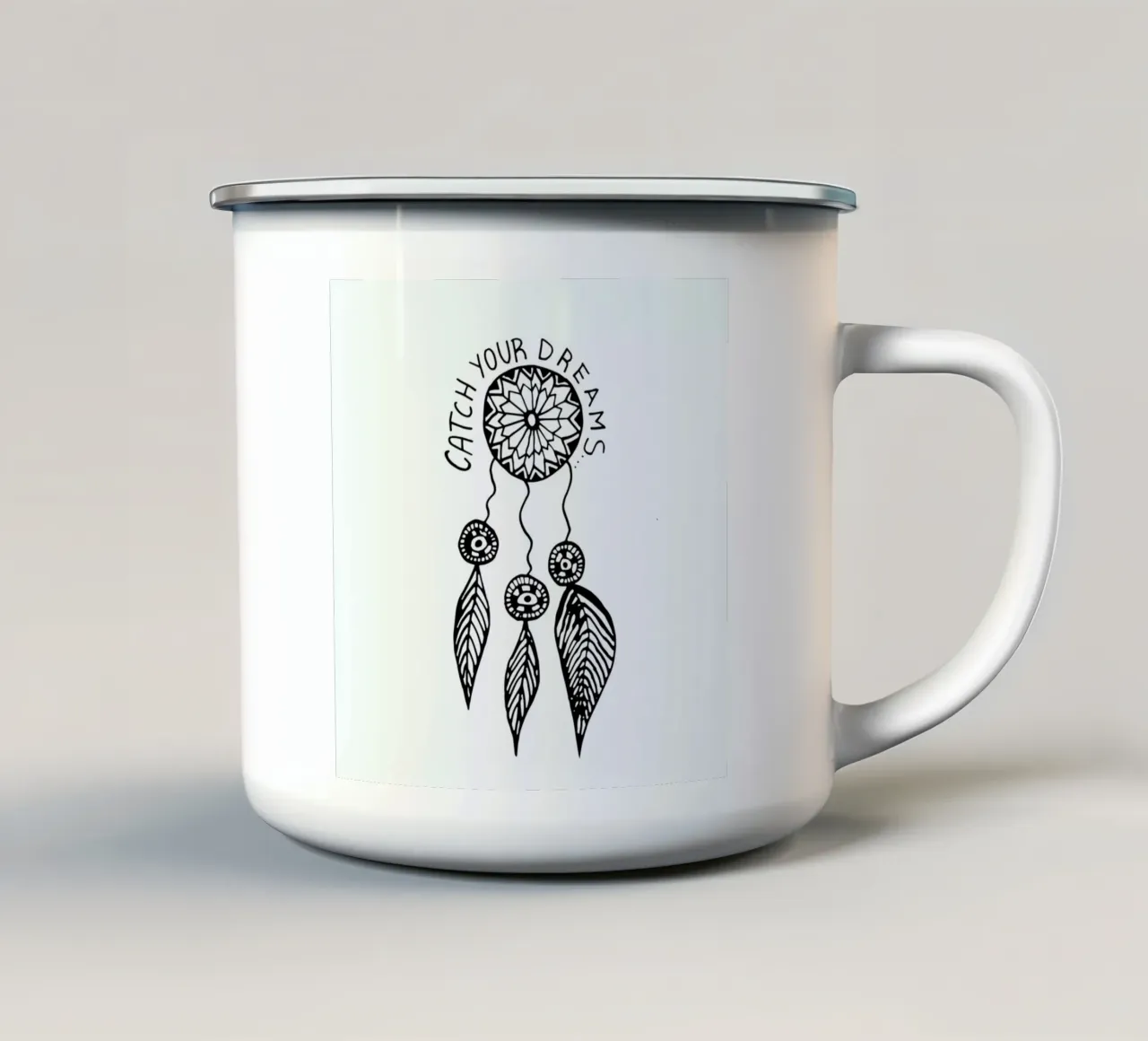Catch Your Dreams tazza in smalto da Vasare Nar