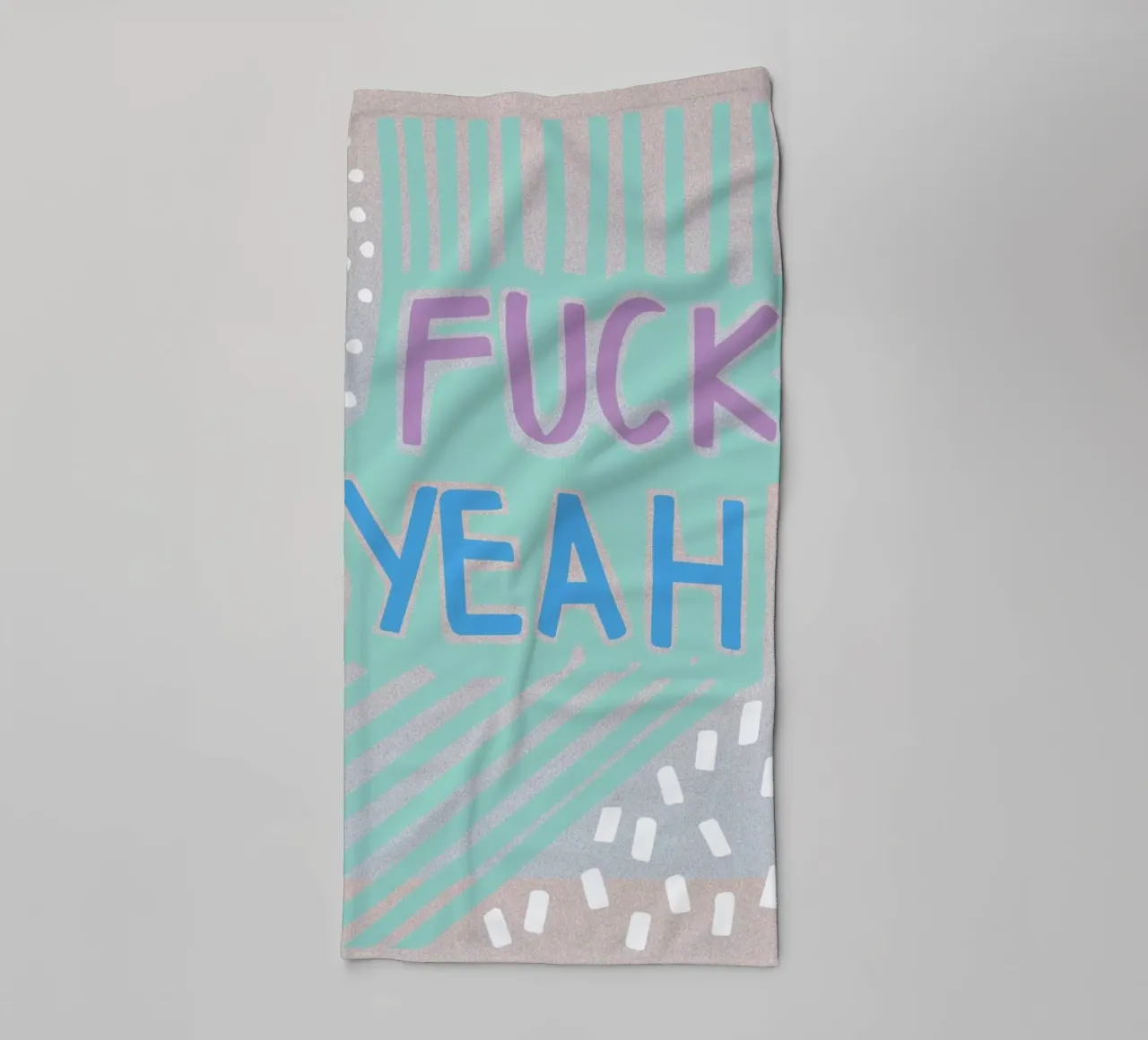 Fuck Yeah towel by Vasare Nar