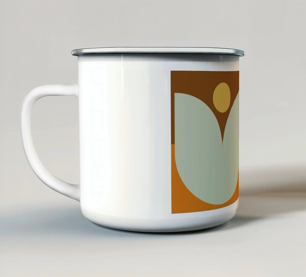 Sole e Luna Boho tazza in smalto da KHouse Studio
