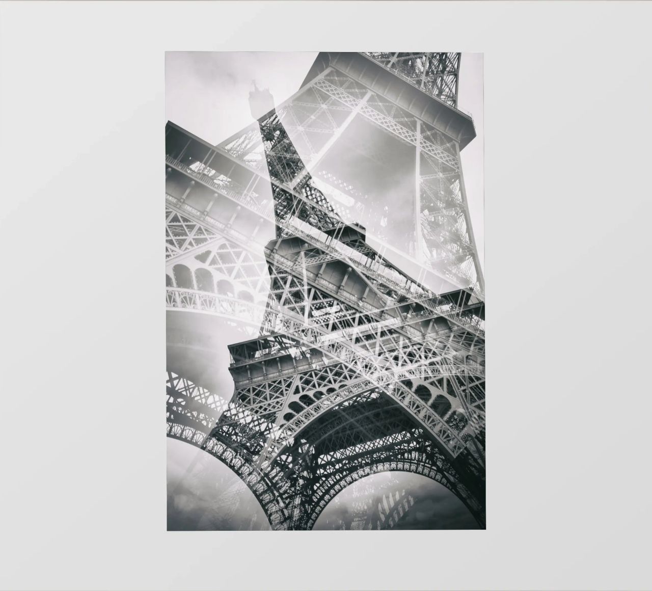 La doppia Torre Eiffel telo in pvc da Melanie Viola