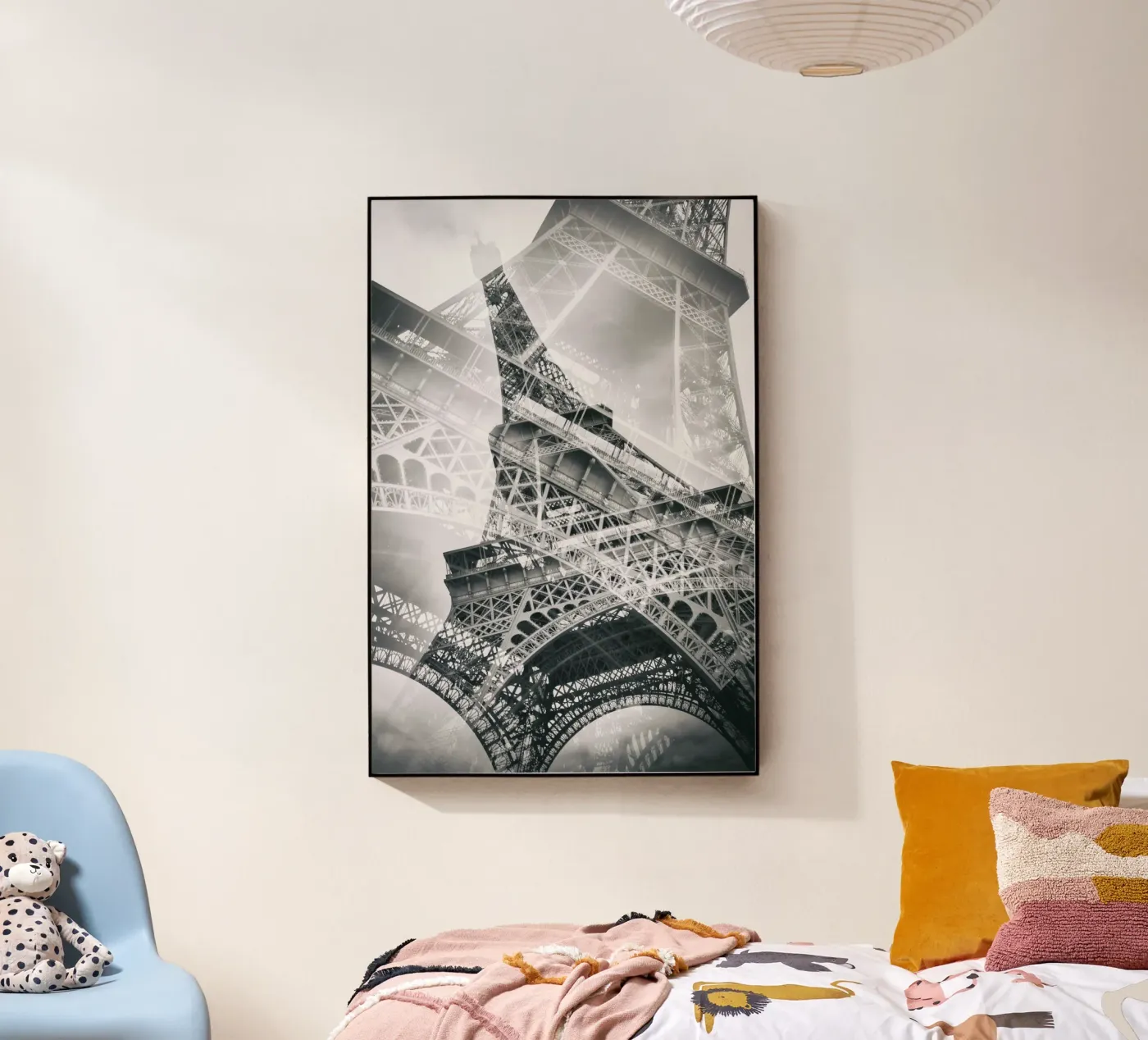 The double Eiffel Tower acrylic glass by Melanie Viola