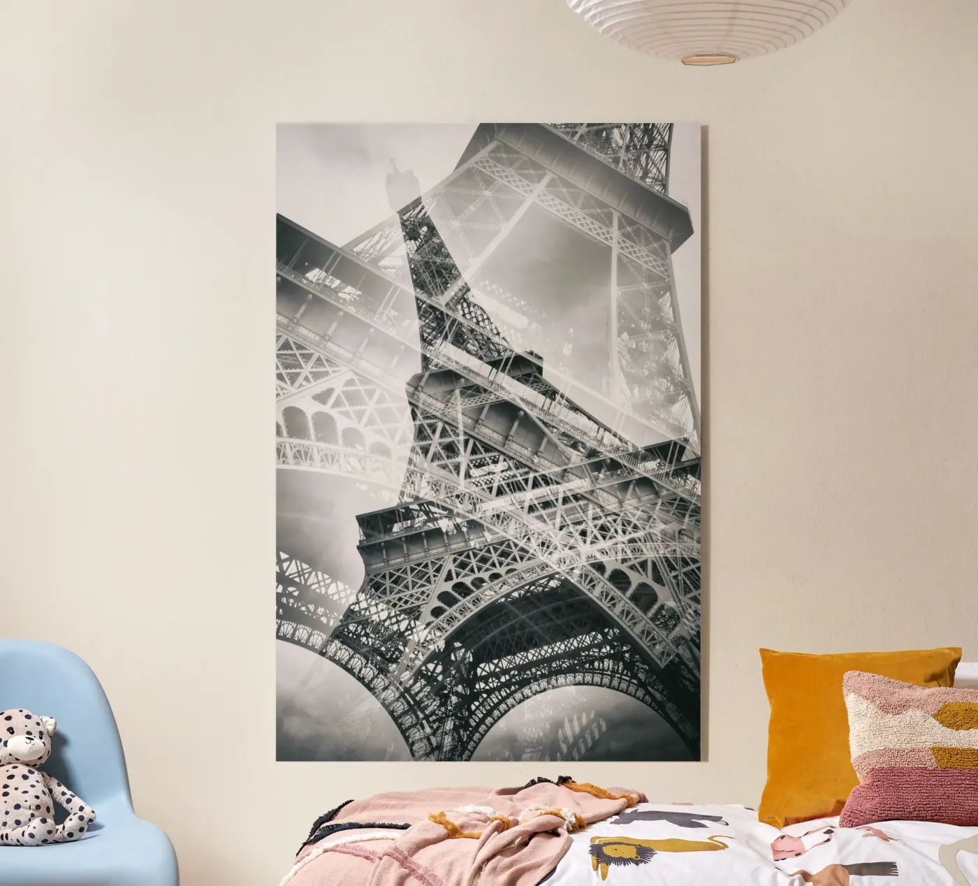 The double Eiffel Tower acrylic glass by Melanie Viola