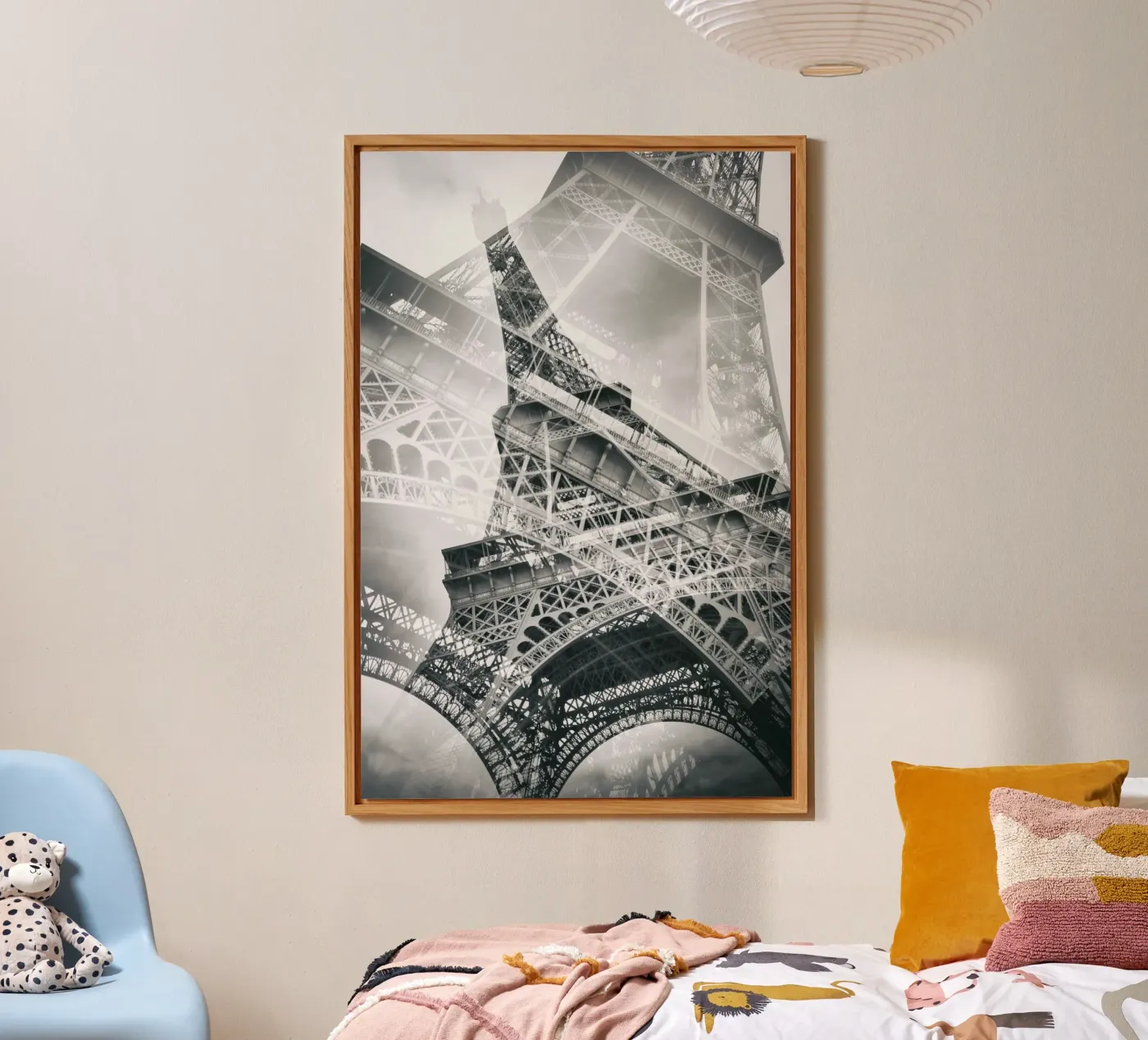 The double Eiffel Tower forex plate by Melanie Viola