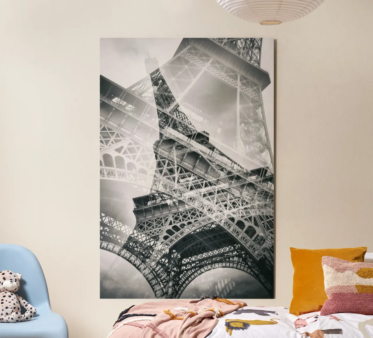 La doppia Torre Eiffel alluminio dibond da Melanie Viola